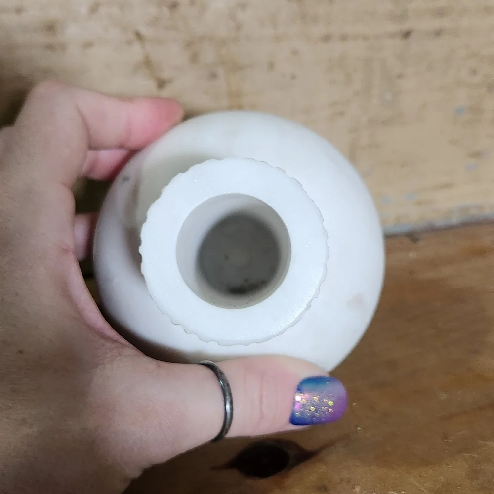 Magnolia White Marble Vase